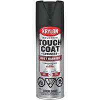 Tough Coat&reg; Advanced Paint with Rust Barrier Technology, Black, Flat, 425 g, Aerosol Can Mukwa Safety Services