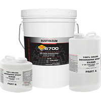 6700 100% Solids Decorative Epoxy, 3 gal., Epoxy-Based, High-Gloss, Clear Mukwa Safety Services
