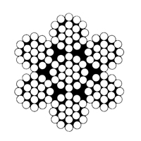 Aircraft Cables, 100' (30.48 m) x 3/32", 1000 lbs. (0.5 tons), Galvanized Mukwa Safety Services