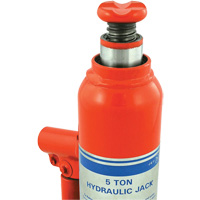 JHJ-5 Crics &agrave; bouteille pour usage tr&egrave;s intensif, 5 tonne(s), 15-3/8" Hauteur &eacute;lev&eacute;e Mukwa Safety Services