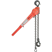 Lever Hoist - Series 640 Puller, 5' Lift, 1500 lbs. (0.75 tons) Capacity, Steel Chain Mukwa Safety Services