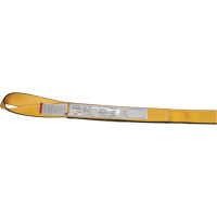 &eacute;lingues de levage en nylon, Pli Simple, Oeillets renvers&eacute;s, Type 4, 1" la x 3' lo, Limite de charge verticale 1600 lb Mukwa Safety Services