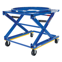 Adjustable Pallet Stand - Mobile, 42-1/2" L x 40" W, 1500 lbs. Cap. Mukwa Safety Services