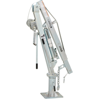 Winch Operated Truck Jib Crane, 500 lbs. (0.25 tons) Capacity, 99" Max. Clearance Mukwa Safety Services