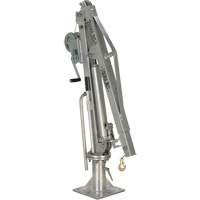 Winch Operated Truck Jib Crane, 1000 lbs. (0.5 tons) Capacity, 97" Max. Clearance Mukwa Safety Services