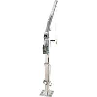 Winch Operated Truck Jib Crane, 1000 lbs. (0.5 tons) Capacity, 97" Max. Clearance Mukwa Safety Services