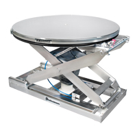 Positionneur pour palette &agrave; nivellement automatique EZ Loader SS - 100% acier inoxydable, 43" lo x 43" la, Capacit&eacute; 4000 lb Mukwa Safety Services