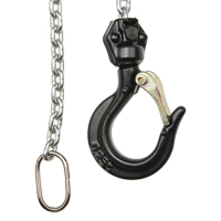 Mini Lever Hoist, 5' Lift, 1100 lbs. (0.55 tons) Capacity, Zinc Plated Chain Mukwa Safety Services
