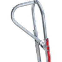 Knocked Down Hand Truck, P-Handle Handle, Aluminum, 52" Height, 500 lbs. Capacity Mukwa Safety Services