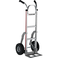 Knocked Down Hand Truck, Dual Handle, Aluminum, 48" Height, 500 lbs. Capacity Mukwa Safety Services