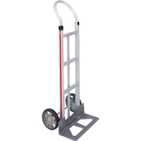Knocked Down Hand Truck, Continuous Handle, Aluminum, 48" Height, 500 lbs. Capacity Mukwa Safety Services