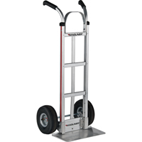 Knocked Down Hand Truck, Dual Handle, Aluminum, 48" Height, 500 lbs. Capacity Mukwa Safety Services