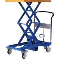 Dandy Lift Scissor Lift Table, 34-4/5" L x 23-3/5" W, Steel, 770 lbs. Capacity Mukwa Safety Services