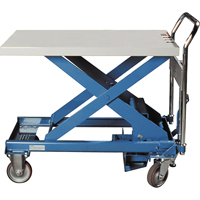Dandy Lift Scissor Lift Table, 28" L x 17-7/10" W, Steel, 330 lbs. Capacity Mukwa Safety Services