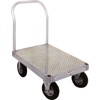 Chariots à plate-forme en aluminium