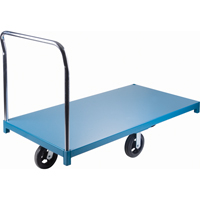 Chariot &agrave; plateforme robuste, 60" lo x 30" la x Capacit&eacute; 2000 lb, Roues en Caoutchouc Mukwa Safety Services