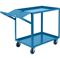 Chariots &agrave; cueillette, 36" h x 24" la x 64" p, 2 Tablettes, Capacit&eacute; 1200 lb Mukwa Safety Services