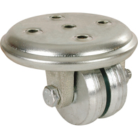 Low Level Casters, Swivel, 2" (51 mm), Cast Iron, 600 lbs. (272 kg.) Mukwa Safety Services