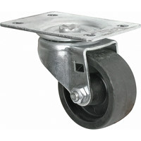 Light-Duty Caster, Swivel, 2-1/2" (63.5 mm), Polyolefin, 200 lbs. (91 kg.) Mukwa Safety Services