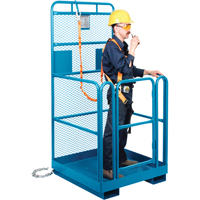 High Work Maintenance Platform, 36" W x 36" D x 72" H, 1000 lbs. Capacity, Steel Mukwa Safety Services