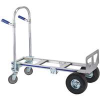 Diable convertible de s&eacute;rie Cobra Jr., Aluminium, Capacit&eacute; 1200 lb Mukwa Safety Services