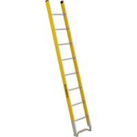 Single Section Straight Ladder - 6100 Series, 8', Fibreglass, 375 lbs., CSA Grade 1AA Mukwa Safety Services