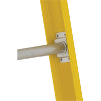 Single Section Straight Ladder - 6100 Series, 10', Fibreglass, 375 lbs., CSA Grade 1AA Mukwa Safety Services