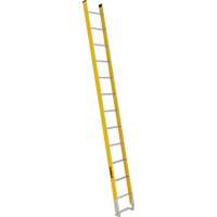 Single Section Straight Ladder - 6100 Series, 12', Fibreglass, 375 lbs., CSA Grade 1AA Mukwa Safety Services