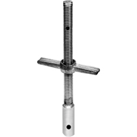 Accessoires pour &eacute;chafaudage - V&eacute;rin ajustable , V&eacute;rin ajustable, 24" la x 24" h Mukwa Safety Services