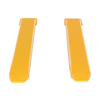Fork Extensions, 48" L x 7-3/8" W, For Fork Width of 5" Mukwa Safety Services
