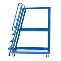 Chariot &agrave; cueillette, Acier, 21-7/8" la x 56-1/8" p, 3 tablettes, Capacit&eacute; 1000 lb Mukwa Safety Services