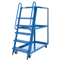 Chariot &agrave; cueillette, Acier, 27-7/8" la x 56-1/8" p, 3 tablettes, Capacit&eacute; 1000 lb Mukwa Safety Services
