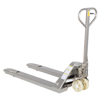 Transpalette, Acier inoxydable, 48" lo x 27" la, Capacit&eacute; 5500 lb Mukwa Safety Services