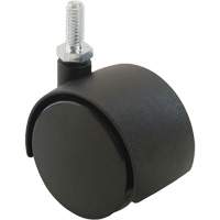 Roulette &agrave; roue double (s&eacute;ries 300/400), Pivotant, Diam&egrave;tre 2" (51 mm), Capacit&eacute; 75 lb (34 kg) Mukwa Safety Services