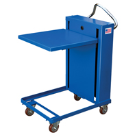 Plateformes auto-&eacute;l&eacute;vatrices, 20" lo x 20" la, Acier, Capacit&eacute; 230 lb Mukwa Safety Services