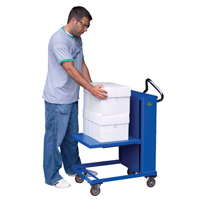 Plateformes auto-&eacute;l&eacute;vatrices, 20" lo x 20" la, Acier, Capacit&eacute; 230 lb Mukwa Safety Services