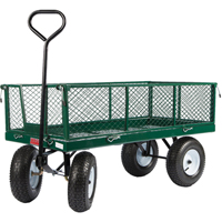 Wagons With Fold-Down Racks, 24" W x 48" L, 800 lbs. Capacity Mukwa Safety Services