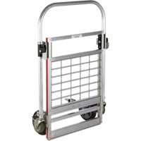 Chariot &agrave; plateforme repliable &agrave; quatre roues, Aluminium, 750 lb, 31" lo x 23-1/4" la, Hauteur 39" Mukwa Safety Services