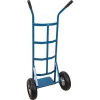 All-Welded Hand Truck, Dual Handle, Steel, 46" Height, 600 lbs. Capacity Mukwa Safety Services