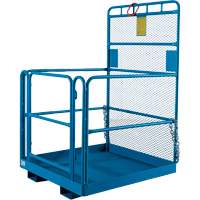 Nacelle &eacute;l&eacute;vatrice pour travail en hauteur, 48" x 48" x 72" h, Capacit&eacute; de 1000 lb, Acier Mukwa Safety Services