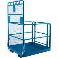 Nacelle &eacute;l&eacute;vatrice pour travail en hauteur, 48" x 48" x 72" h, Capacit&eacute; de 1000 lb, Acier Mukwa Safety Services