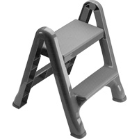 Escabeau repliable, 2 marches, 19-1/2" x 20-1/2" x Hauteur 22-3/4" Mukwa Safety Services