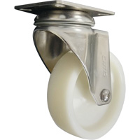 Roulette, Pivotant, 4" (101,6 mm), Nylon, 200 lb (91 kg) Mukwa Safety Services