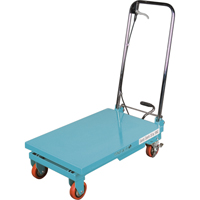 Heavy-Duty Hydraulic Scissor Lift Table, 27-1/2" L x 17-3/4" W, Steel, 330 lbs. Capacity Mukwa Safety Services