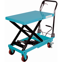 Heavy-Duty Hydraulic Scissor Lift Table, 32" L x 19-3/4" W, Steel, 1100 lbs. Capacity Mukwa Safety Services