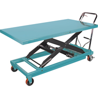 Table &eacute;l&eacute;vatrice robuste &agrave; ciseaux hydraulique, 63" lo x 31-7/8" la, Acier, Capacit&eacute; 1100 lb Mukwa Safety Services