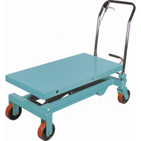 Heavy-Duty Hydraulic Scissor Lift Table, 39-3/8" L x 20-1/8" W, Steel, 1650 lbs. Capacity Mukwa Safety Services