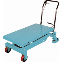 Heavy-Duty Hydraulic Scissor Lift Table, 40" L x 20-1/8" W, Steel, 2200 lbs. Capacity Mukwa Safety Services