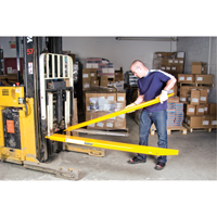 Fork Extensions, 72" L x 5" W, For Fork Width of 4" Mukwa Safety Services