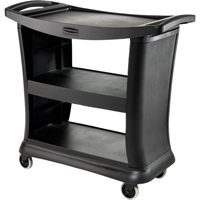 Executive Service Cart, 3 Tiers, 20" x 38" x 39", 300 lbs. Capacity Mukwa Safety Services